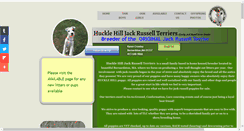 Desktop Screenshot of hucklehillterriers.com